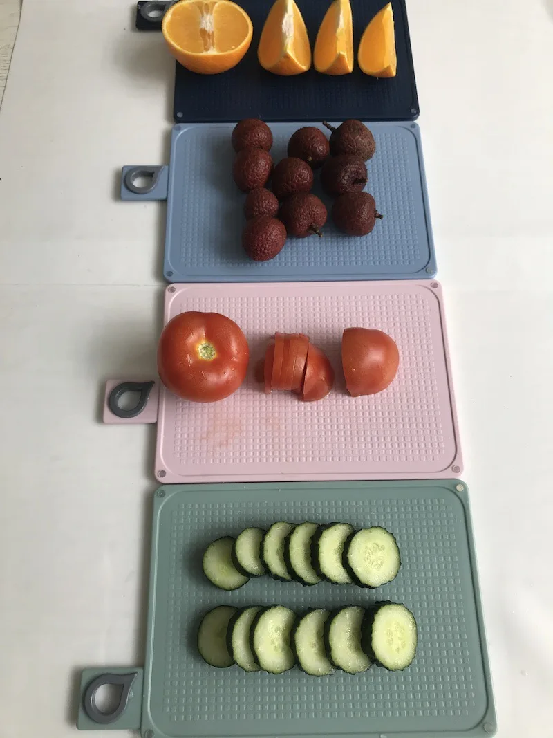 4 шт. нескользящая разделочная доска для приготовления пищи набор