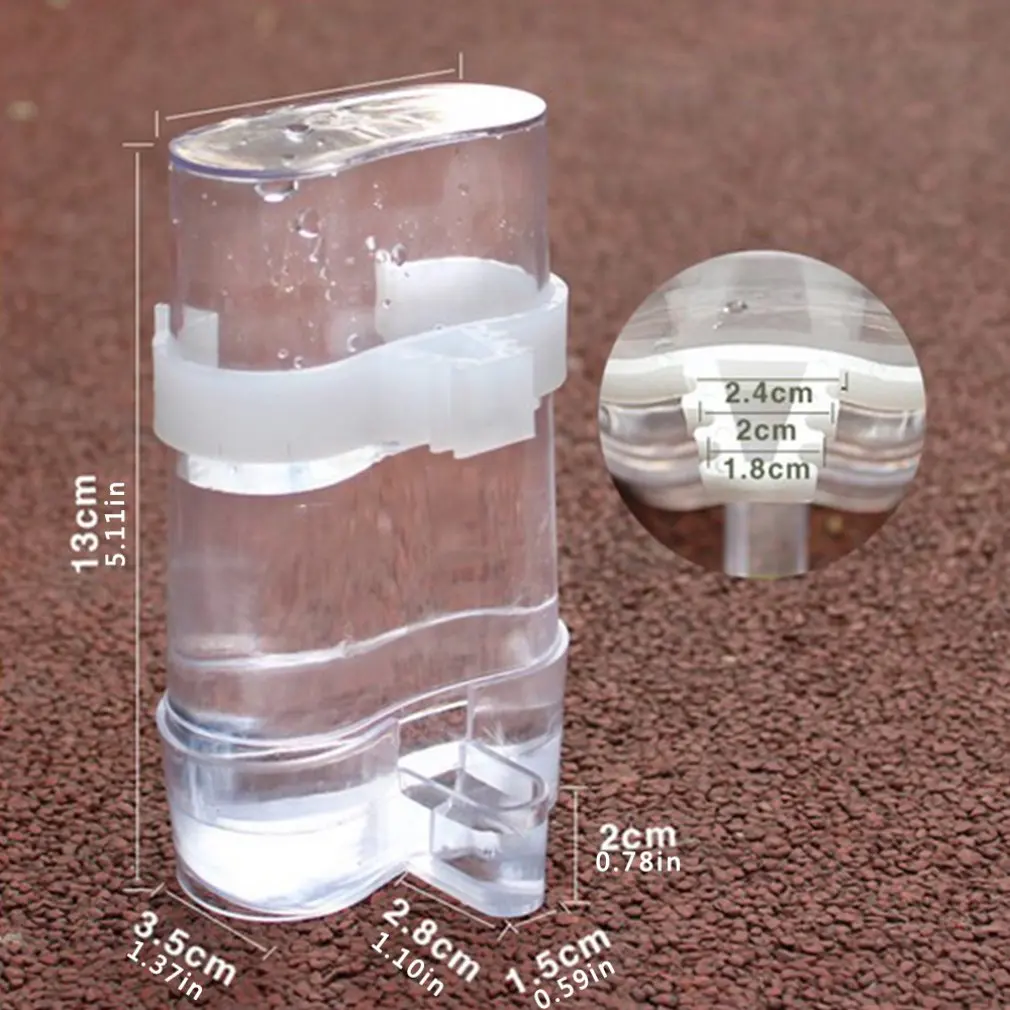 

Automatic Drinking Water Feeder For Birds Automatic Feeder Spatter-Proof And Splash-Proof Bird Food Box