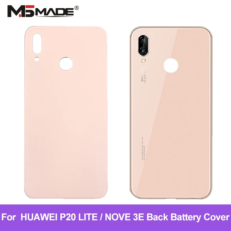 Оригинальный чехол для батареи Huawei P20 Lite + стеклянный объектив камеры nova 3e