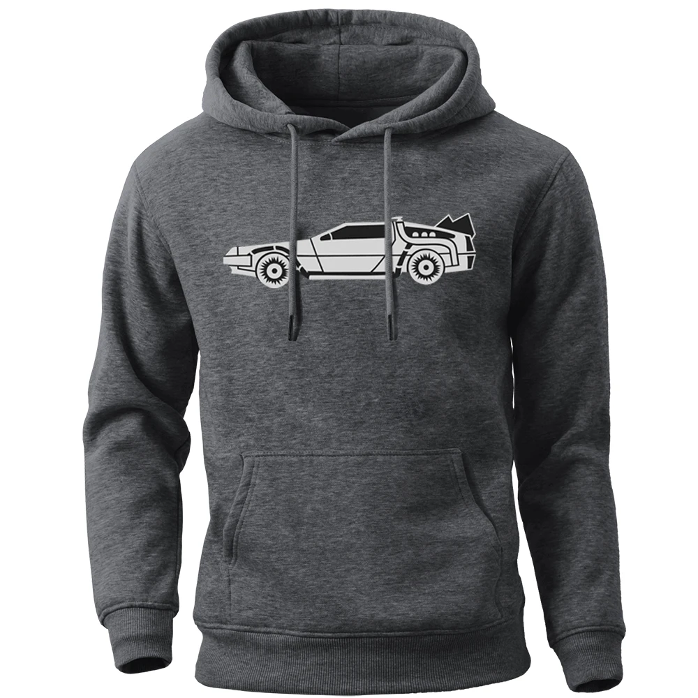 

Back To The Future men's Printed Hoodies Pullovers Brand Sweatshirts Jumper Tops Men 2020 Harajuku Streetwear Crewneck Tracksuit
