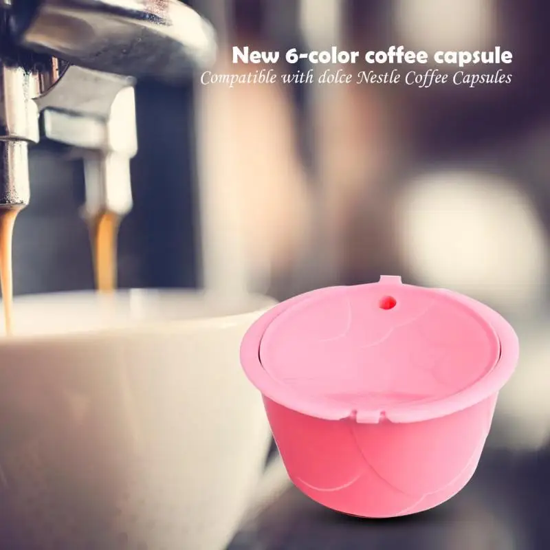 1 шт. пластиковая многоразовая Капсульная чашка с фильтром для кофе машин Dolce Gusto