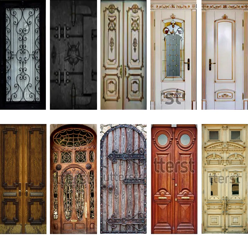 Наклейка на дверь домашний декор Настенная Настенные обои плакат самоклеящаяся