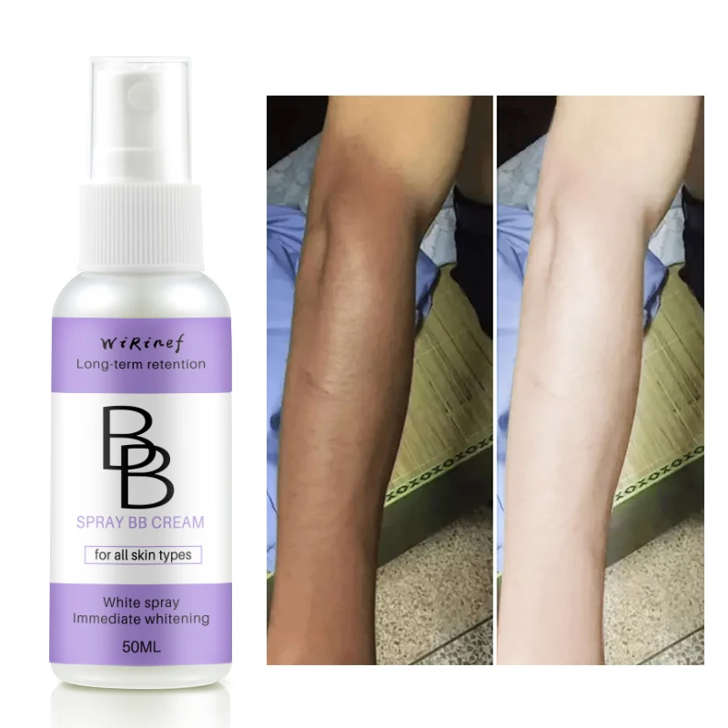 50ml Natural Flawless BB Cream Spray Whitening Moisturizing Concealer Nude Foundation Makeup Face Beauty |