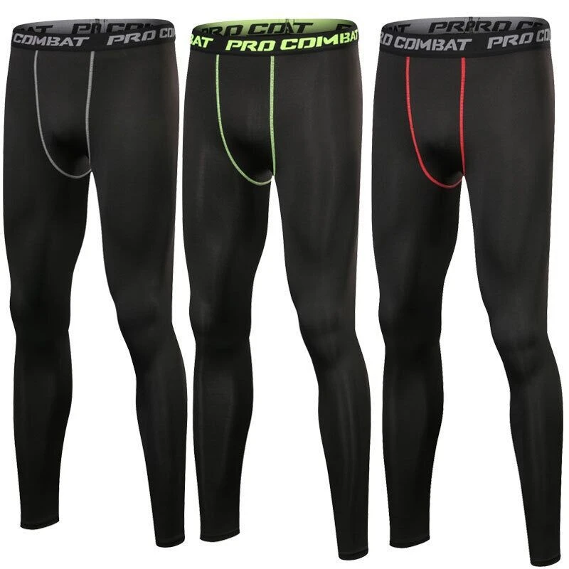 

Men's Sports Compression Pants Gym Tights Tracksuit Outdoor Running Training Sweatpants Man Basketball Fitness Leggings Trousers