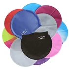 Мягкая силиконовая Регулируемая шапочка для плавания с защитой ушей и длинными волосами для мужчин и женщин