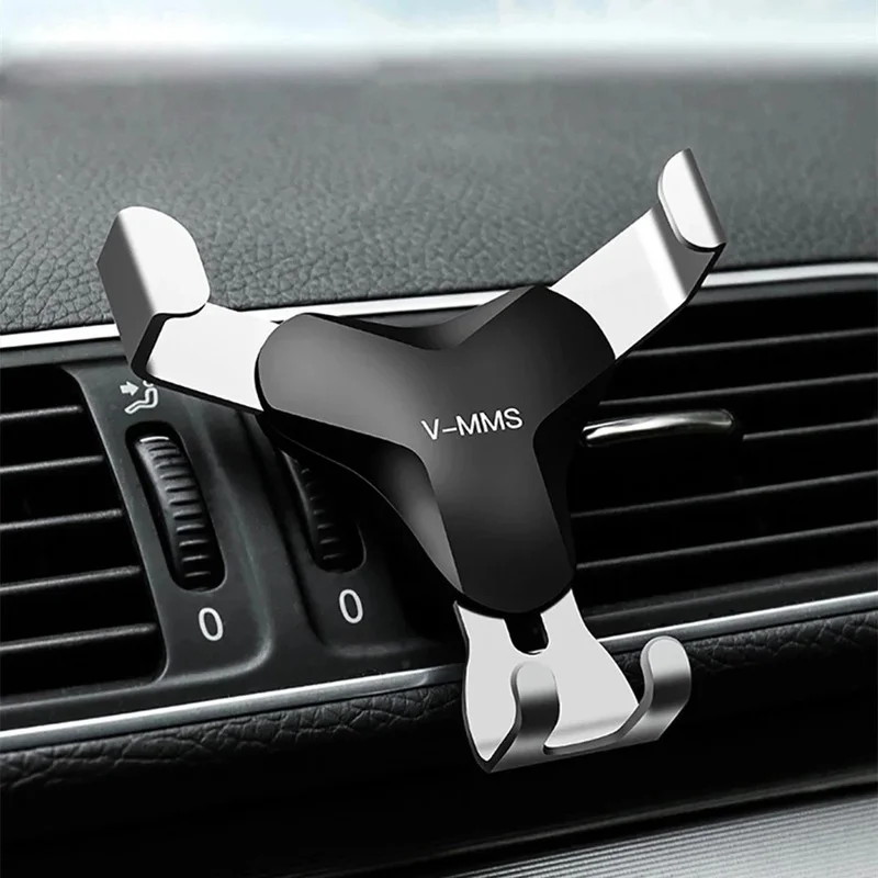 Gravity Auto Holder Car Air Vent Mount Clip Cell Holder No Magnetic GPS Mobile Phone Holders for IPhone 12 Samsung  Universal
