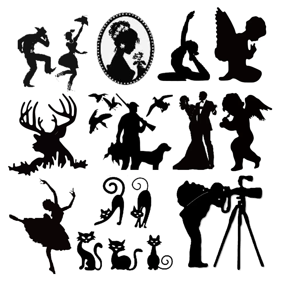 

Martial arts Sport Beauty Girl Metal Cutting Dies Stencil Scrapbooking Photo Album Card Paper Embossing Craft DIY Dies Cut 2020