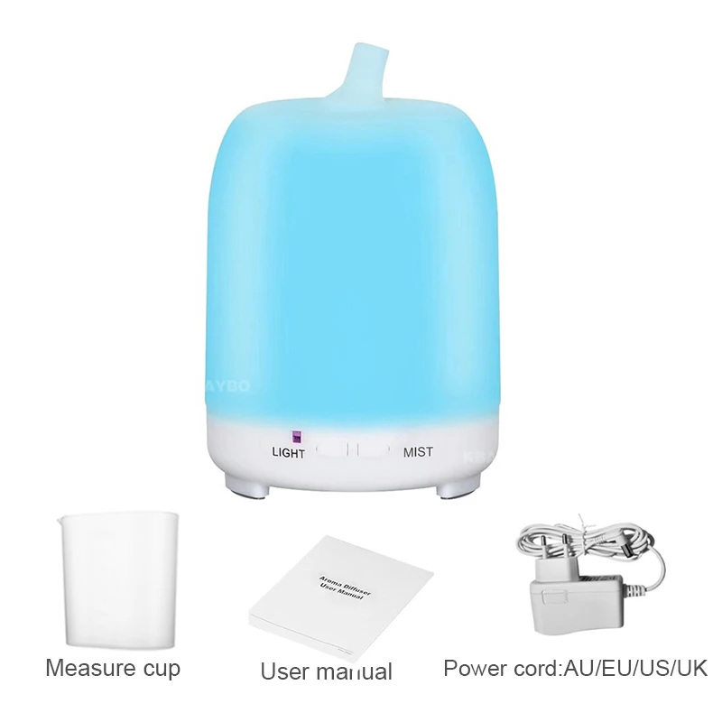 

oil diffuser aromatic essentialair humidifier cold mist applicator home LED lamp