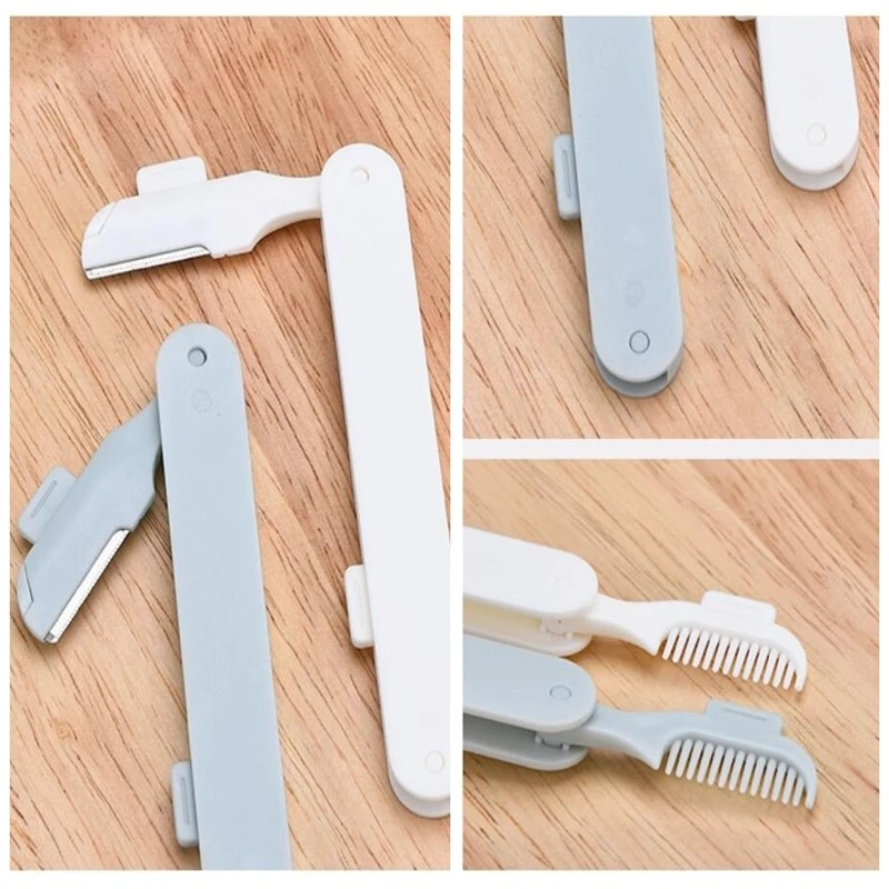 2 шт./упак. триммер для бровей с двумя головками средство снятия макияжа уход за