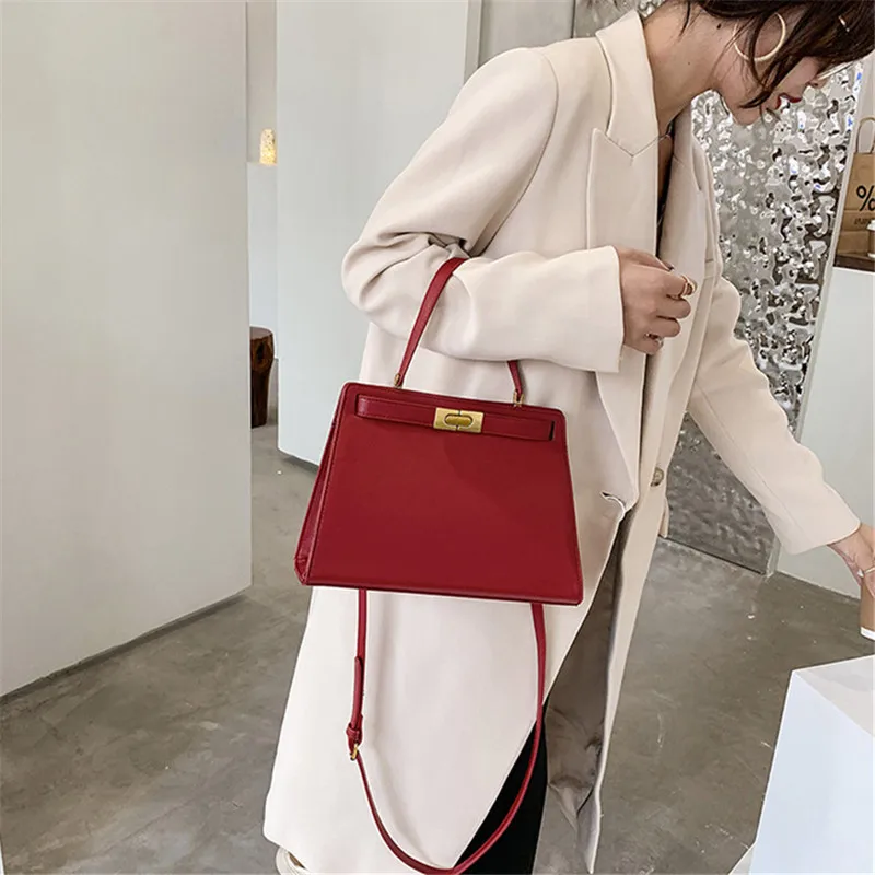 Модные женские сумки TOYOOSKY однотонные через плечо с защитой от кражи и клапаном