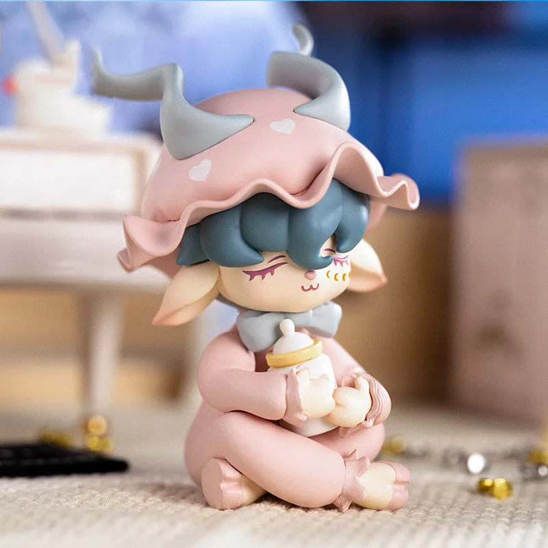 

Глухая коробка Toys Nighty Night Series, фигурка, экшн, кавайная, искусственная кожа, настольная модель для девушек