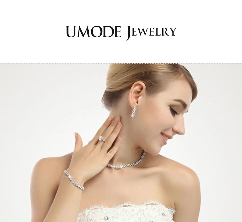 Umode дизайн от римского AAA+ цирконий камни проложили серьги UE0040