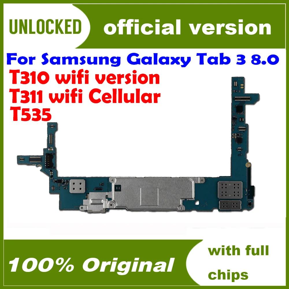16 Гб ПЗУ 1 5 ГБ ОЗУ разблокированная оригинальная материнская плата для Samsung Galaxy Tab