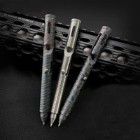 titanium alloy tactical pen business bolt pen metal pen simple press portable outdoor edc pen
