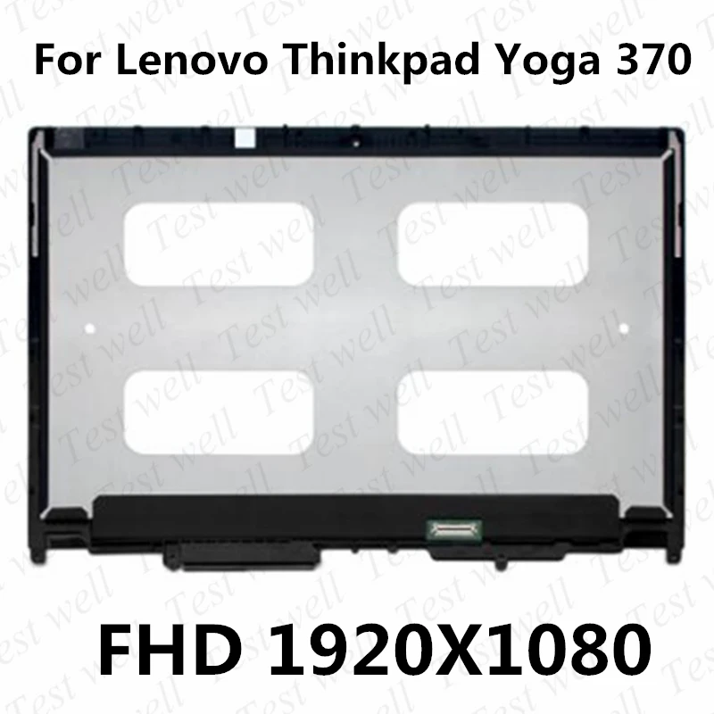 Оригинальный сенсорный экран 13 3 дюйма стеклянный дигитайзер FHD 370 x ЖК дисплей в