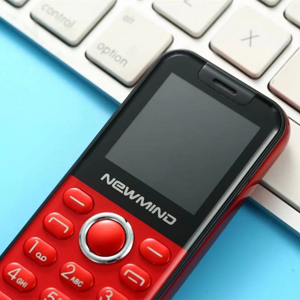 Миниатюрный телефон Newmind K2 с кнопкой мобильный телефон, экраном 1,44 дюйма, MP3, камерой с фонариком, SOS, дешевый телефон для детей старшего возра... от AliExpress WW