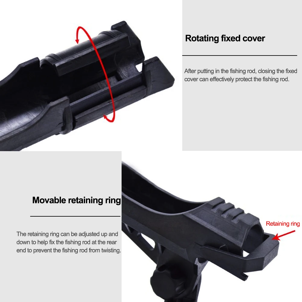 

Inflatable Boat Accessories Inflatable Raft Fishing Tool Rod Support Rod Kayak Adjustable Fixed Rod Adjustable Fishing Rod Racks