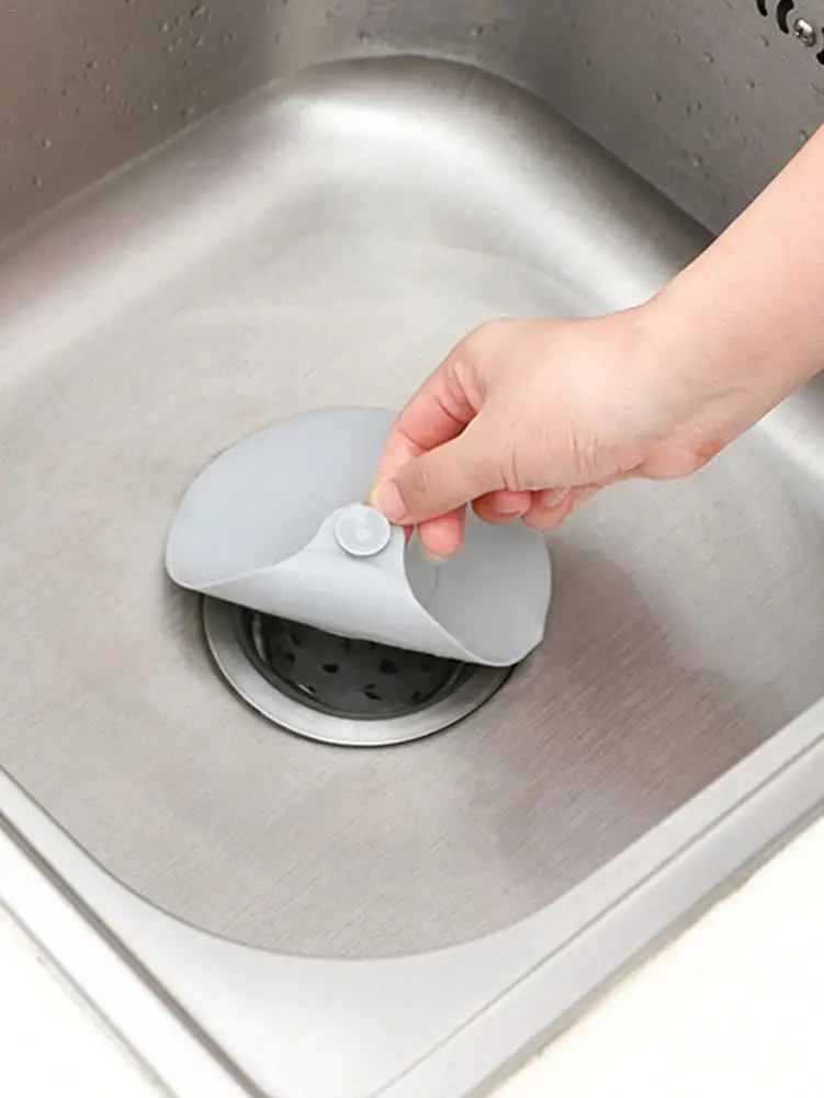 1 упаковка Силиконовая пробка для слива ванны|Стоки| |