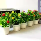 Искусственный миниатюрный цветок розы, 1 шт., реквизит для фотосъемки, Декор для дома и свадьбы, бонсай