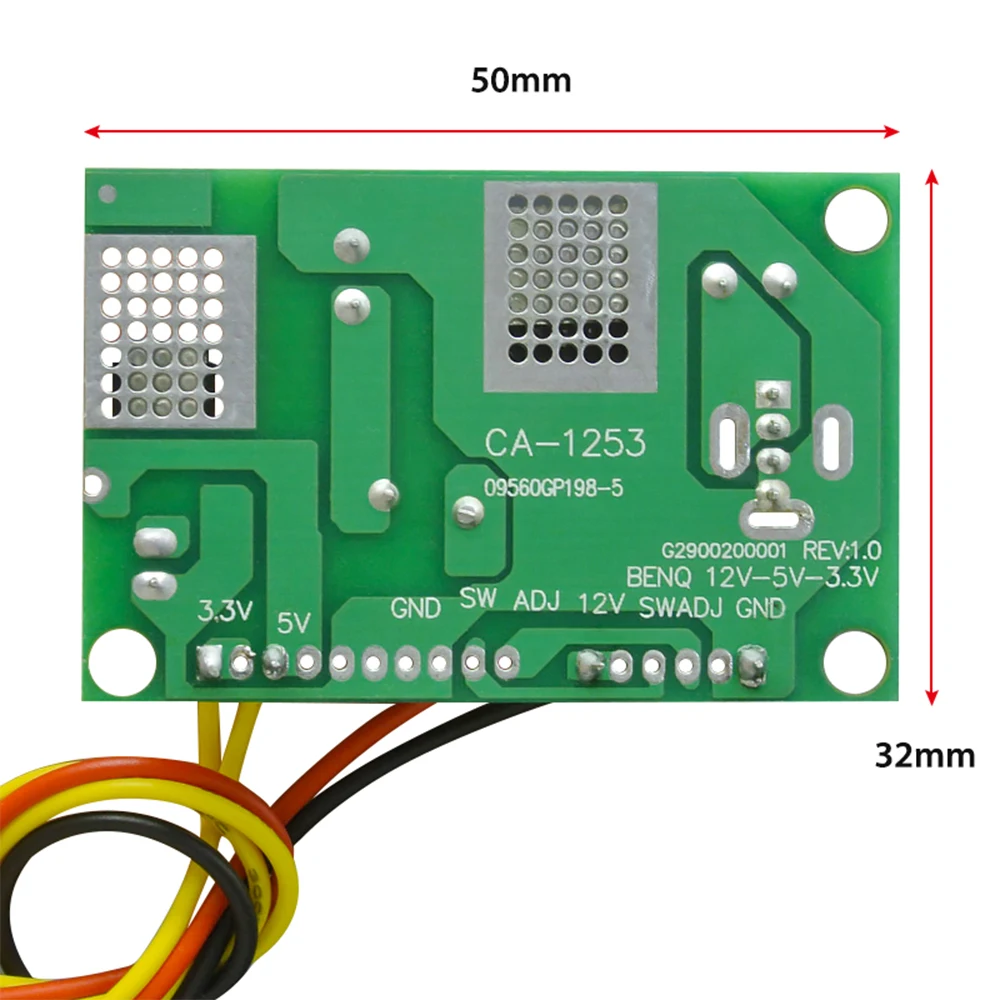 CA-1253 12 В до 5 3 V Напряжение модуль преобразования BENQ 12V-5V-3.3V BenQ плата питания |
