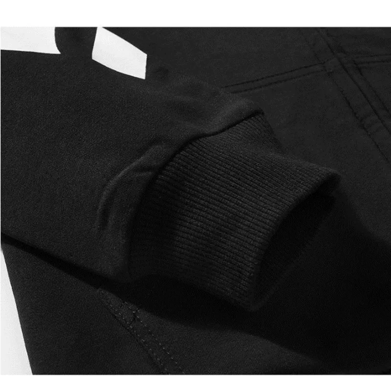 

Black Zipper Hoodie Cartoon Shark Printed Japanese Streetwear Mens and Women Wear M-4XL Oversize Loose Sweater Hoodies