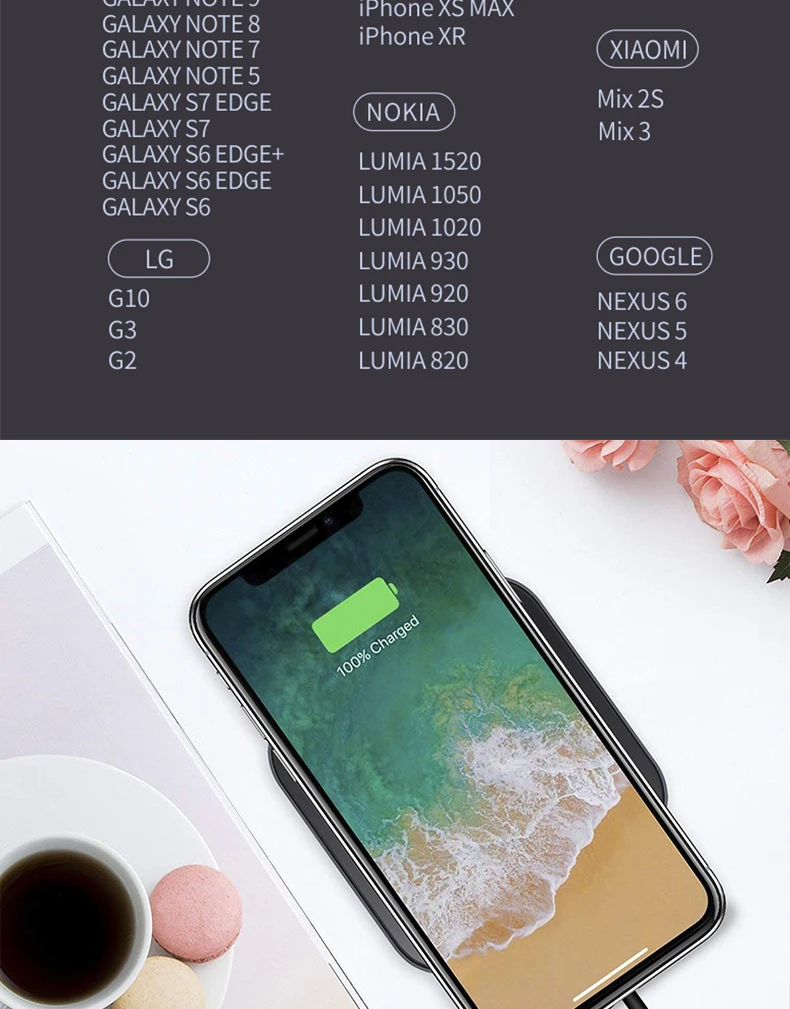 15 Вт QI Быстрая зарядка беспроводное быстрое зарядное устройство usb tpye c QC 3,0 мобильная телефонная станция для iphone samsung s9 xiaomi SIKAI