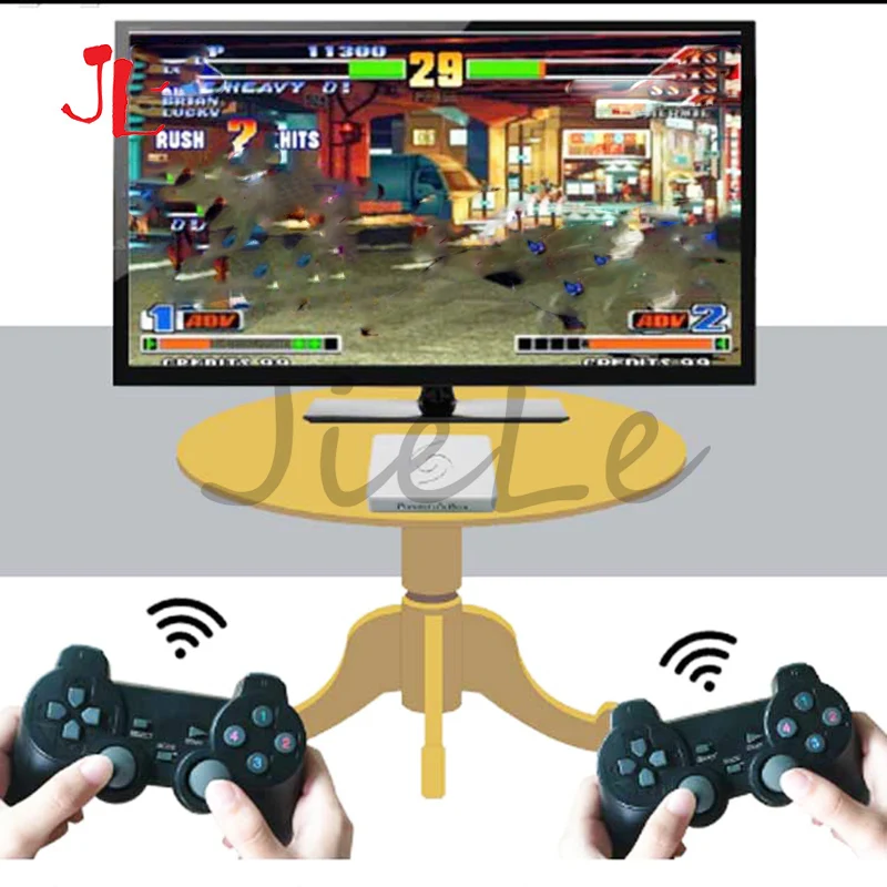 

arcade game Pandora Box 9D 2500 in 1 Motherboard 2 Wired Gamepad players and wireless Gamepad set Usb connect joypad Tekke 3