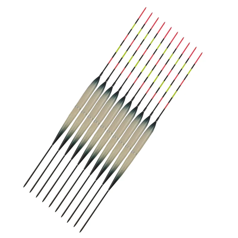 10pcs/set Fishing Float LED Electric Float Light Fishing Tackle Luminous Electronic Float without battery A235