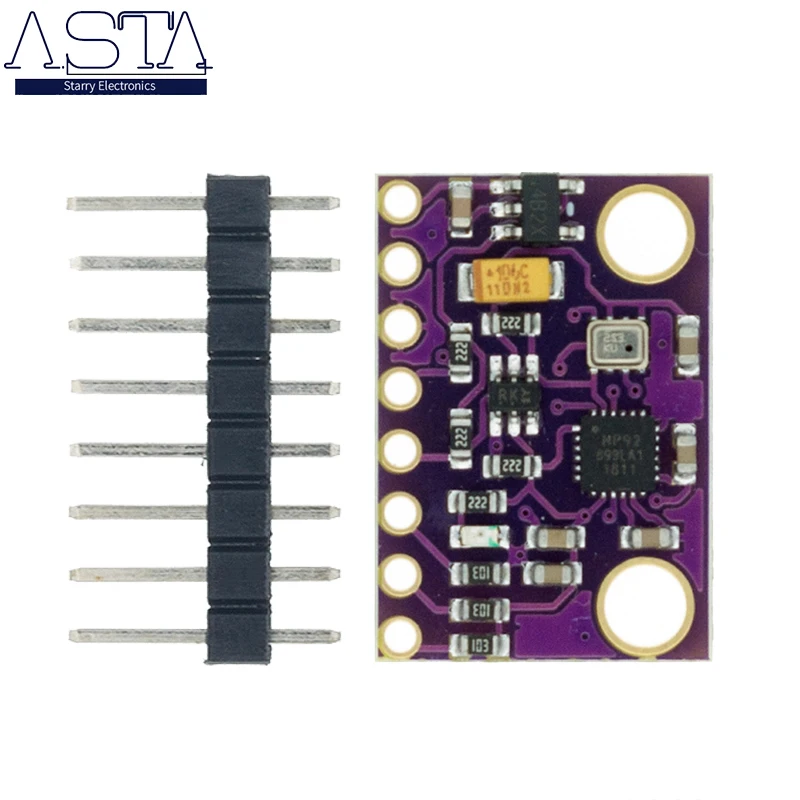 Фонарь управления MPU9250 BMP280 SPI IIC/I2C 10DOF с ускорением фонарь 9-осевой сенсорной платы