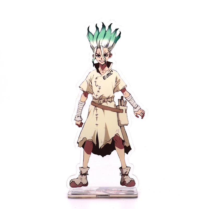 Милый аниме Ishigami Senkuu мультфильм Dr.STONE печатная фигурка на акриловой подставке