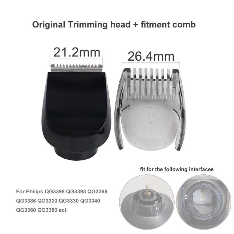 Accesorios originales para afeitadora Philips QG3360, QG3396, QG3398, QG3393, QG3320, QG3330, QG3340, QG3380, repuesto-5
