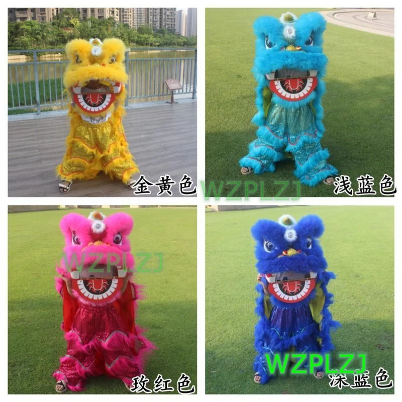 12-дюймовый классический танцевальный костюм льва для детей Хэллоуина вечеринки