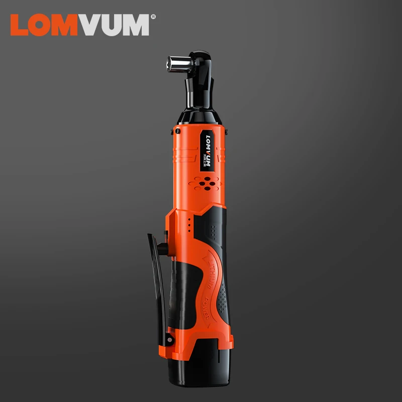 LOMVUM 25V Electric Wrench Kit 3/8 Cordless Ratchet Rechargeable Scaffolding 60NM Torque with LED Working Light | Инструменты