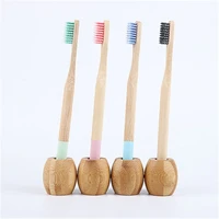 3setslot bamboo toothbrush holder and bamboo toothbrush 100 natural friendly bamboo portable travel toothbrush holder set