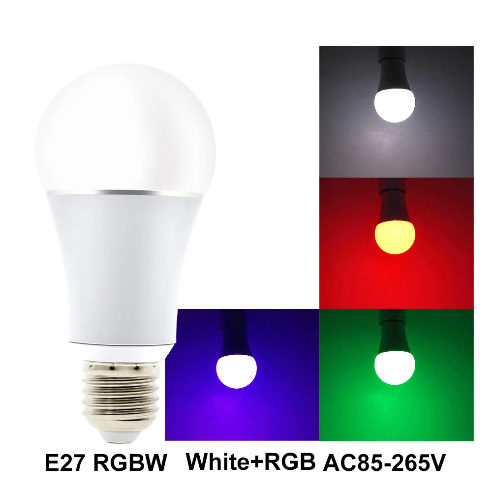 E27 Bulb RGBCW Tuya умный контроль WiFi RGB светодиодный светильник Smart Life APP совместим с Amazon Alexa и Google Home управление голосом - Испускаемый цвет: E27 Bulb RGBCW