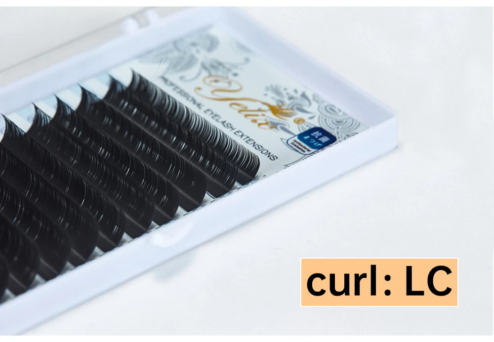 Yelix L Curl Lash Extension 8-15mm MIX Matte Mink Eyelashes Extension Individual Eyelashes L+/LU/M Curl Makeup false Lashes