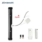 Мотор для слепых zemimart Tuya Zigbee, алюминиевые сотовые занавески с римскими абажурами, умное управление Alexa Google Home