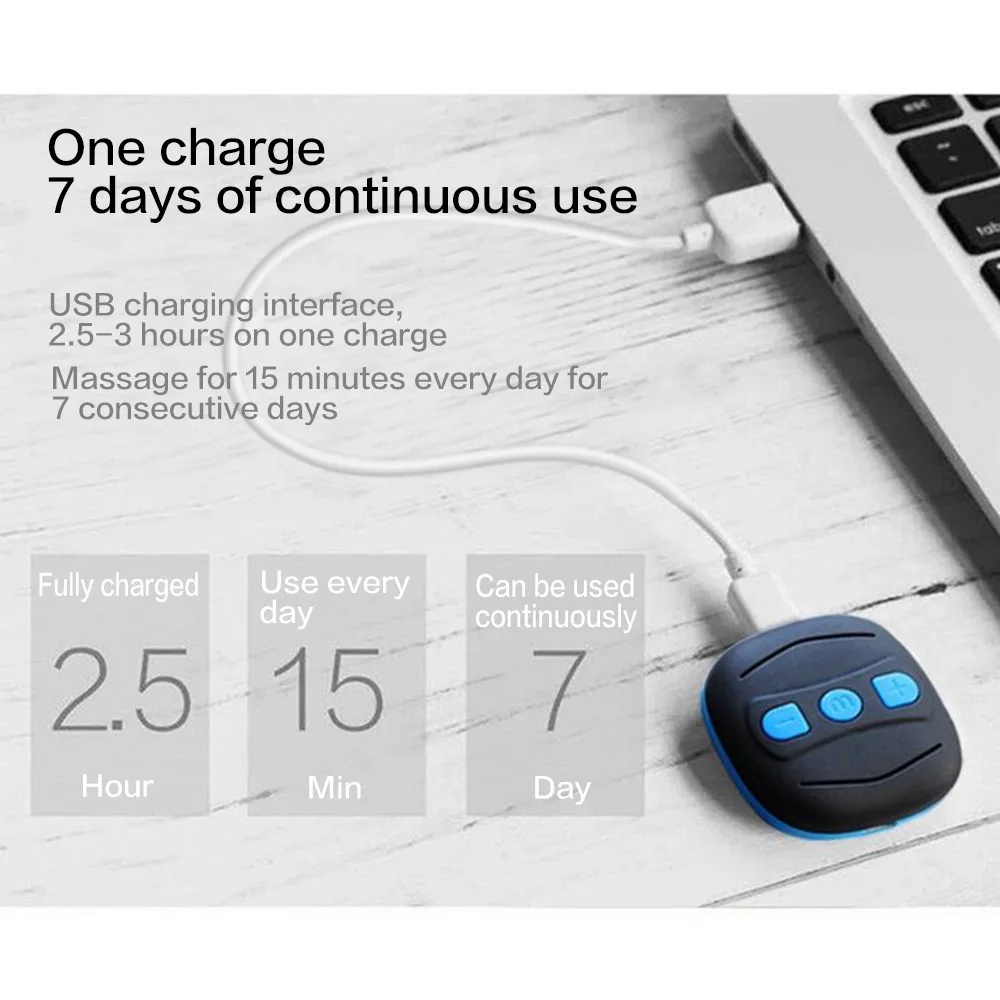 

Electric Neck Massager Mini Body Massage Device Cervical Massager Massagem Relax Rechargeable Physiotherapy Masajeador