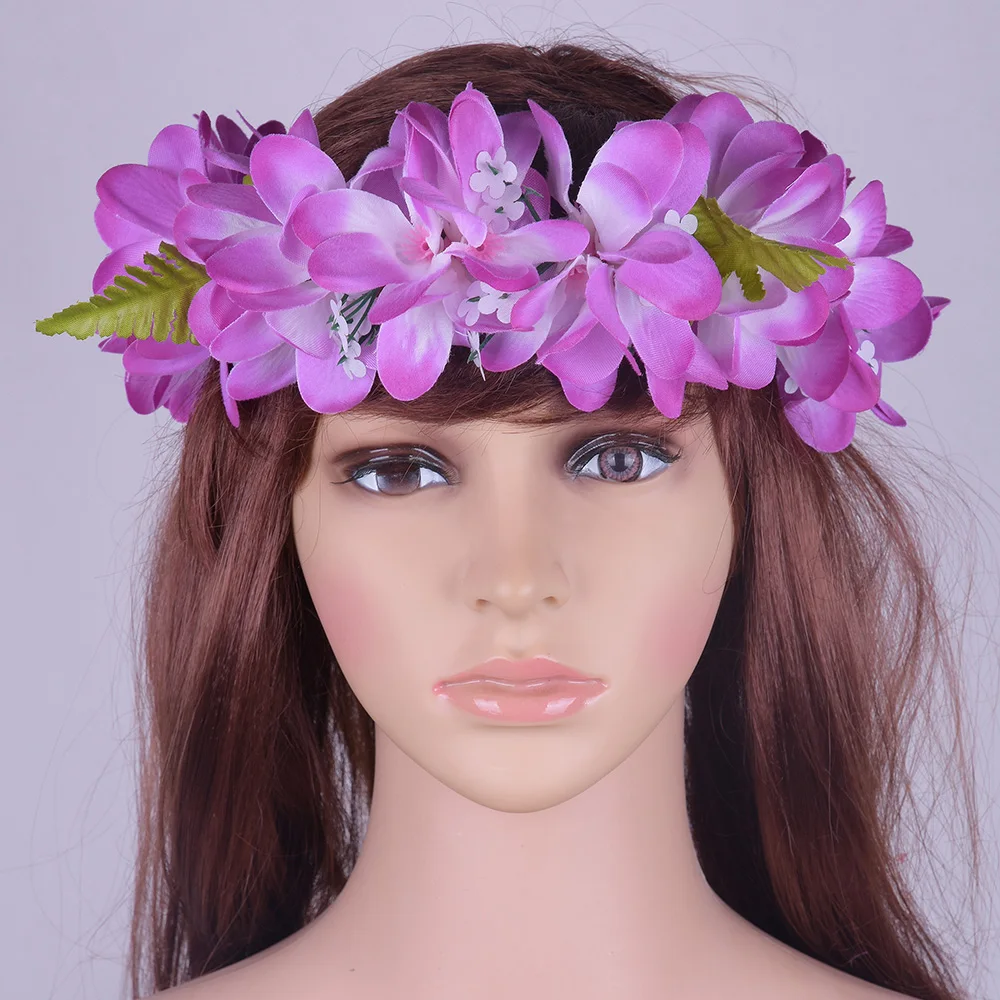 Женская шелковая эластичная повязка на голову