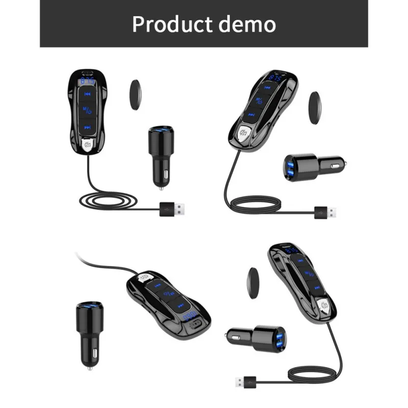 Автомобильный комплект громкой связи Bluetooth 5 0 FM-передатчик mp3-плеер PD3.0 быстрая