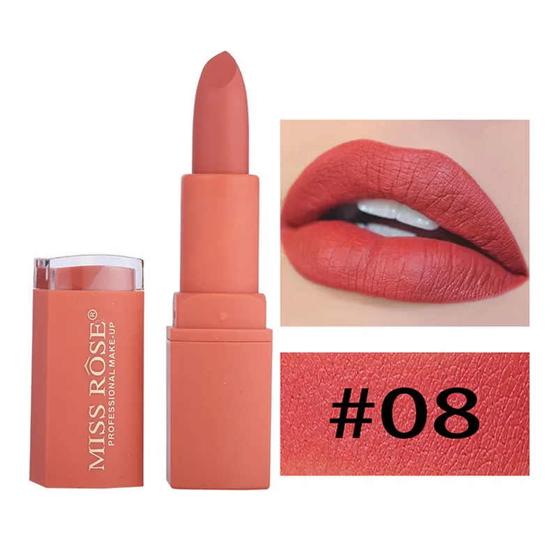 1 Pc Matte Lipstick Sexy Red Nude Velvet Lip Stick Waterproof Moisturizing Long Lasting Lipsticks Beauty Makeup Tools Cosmetics |