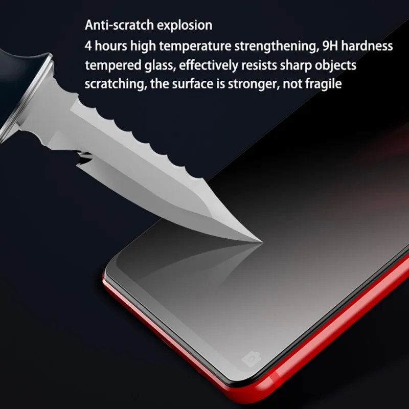 Transparen Prevent Peeping Anti-fingerprint Tempered Glass Screen Protector For Huawei Mate10 10 Pro P20 iphone 7 8 7P 8P X | Мобильные