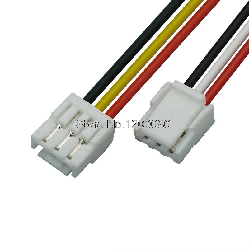 

150MM 28AWG 10 SETS 2P/3P/4P/5P/6 Pin JST GH Series 1.25 Female Double Connector with Wire GH1.25 1.25MM