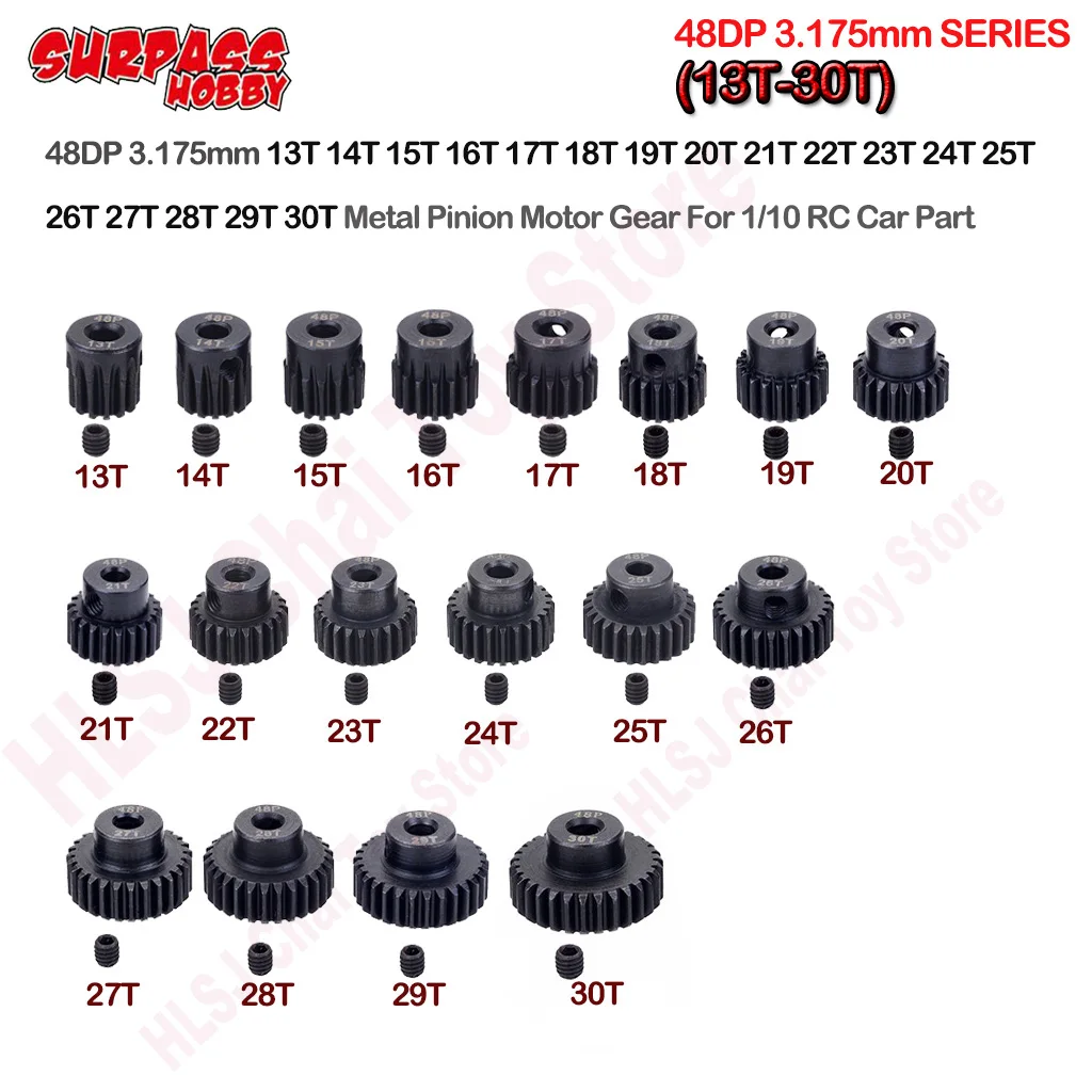 48DP 3 175 мм 13T 14T 15T 16T 17T 18T 19T 20T 21T 22T 23T 24T 25T 26т 27T 28T 29T 30T металла шестерня двигателя