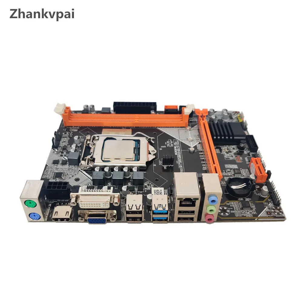 Zhankvpai B75 LGA1155 набор материнских плат с Intel Ксеон E3 1220V2 Процессор 3 1 г Настольный