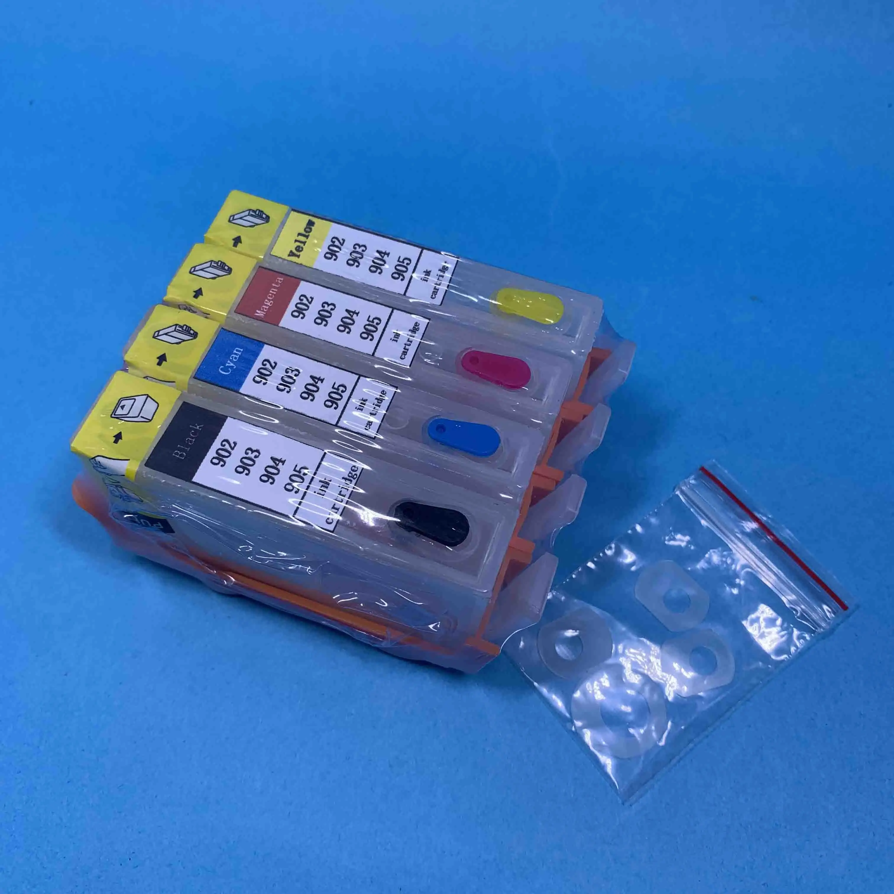 1set H-904 YOTAT(Постоянный чип) многоразовый картридж для hp 904 hp 904 для hp OfficeJet 6950 6951 6954 6956 6970 принтер - Цвет: 1set H-904