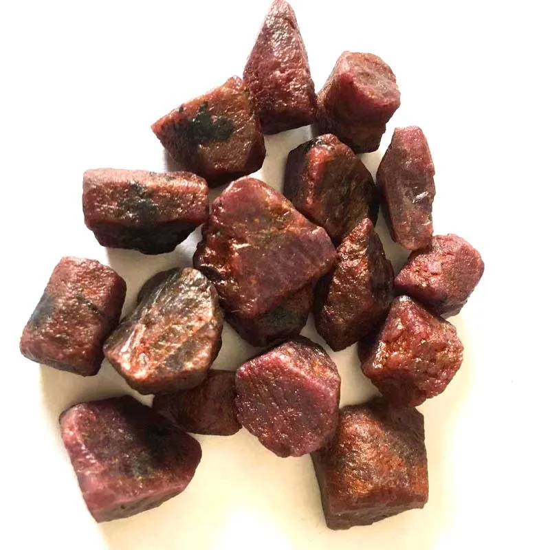 50 г натуральный корунд красный рубин необработанные камни образцы минеральных
