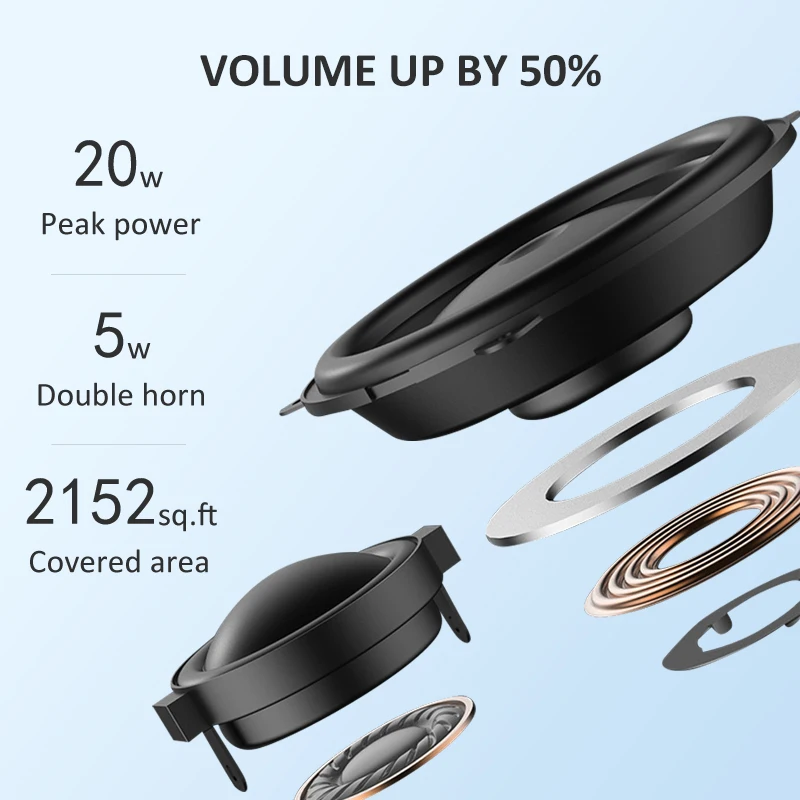 bluetoothe 5 0 speakerhuge sound with intense bassipx6 waterproofclear treblewireless hifi portable speakersupport tf card free global shipping