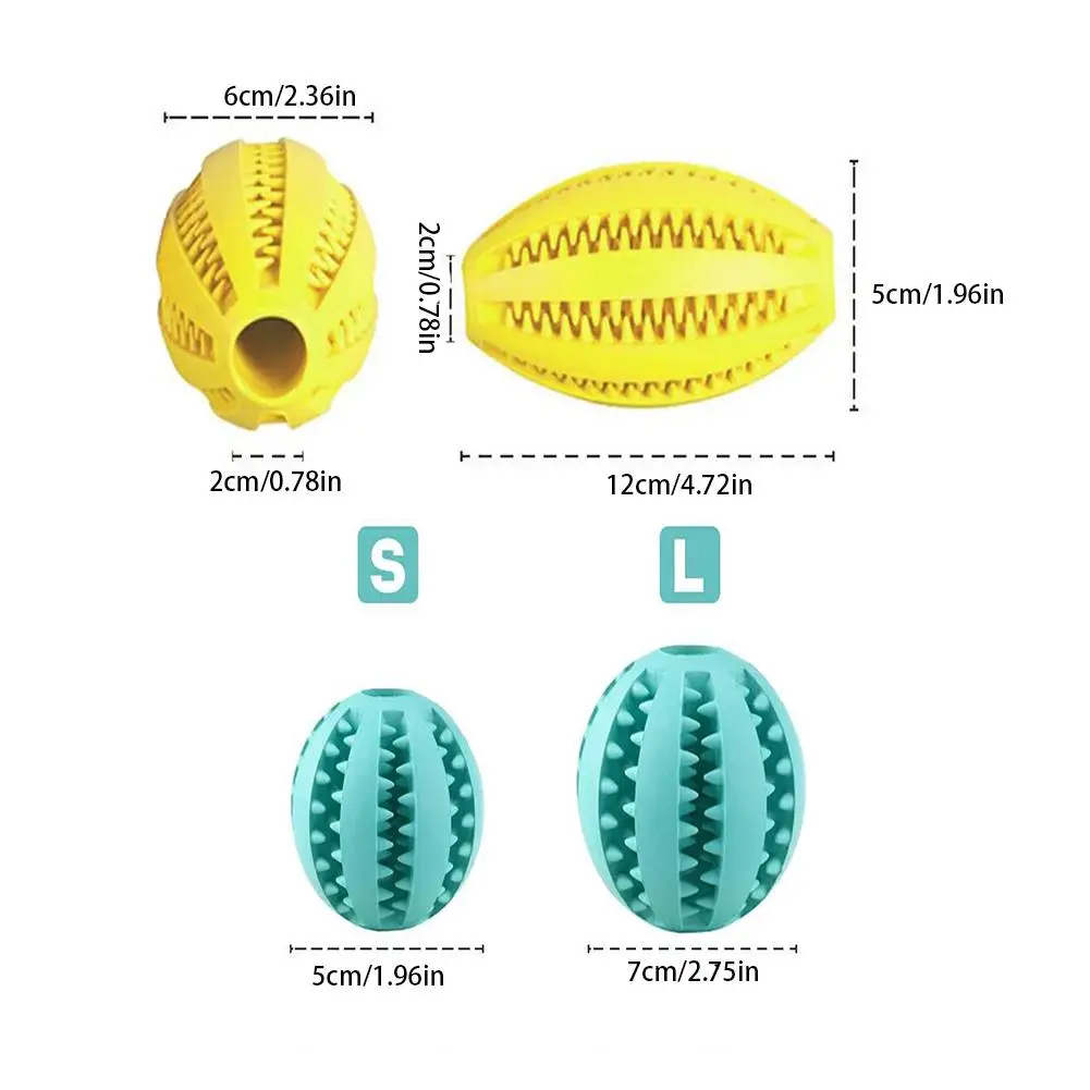 Новая собака молярная палка резиновый мяч эффективная зубная щетка утечки Еда