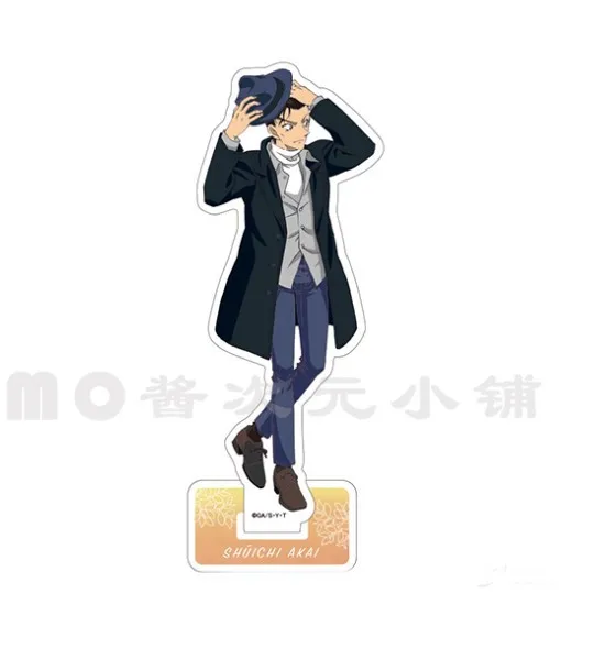 

Anime Detective Conan Kudou Shinichi Mouri Ran Yoshida Ayumi Acrylic Figure Stand Display Model Plate Desk Decor Accessories Toy
